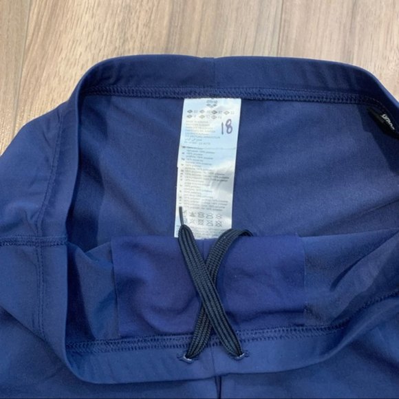 ☀️ 3/$15 Arena Men's Solid Training Swim Shorts Navy Blue - Picture 2 of 3